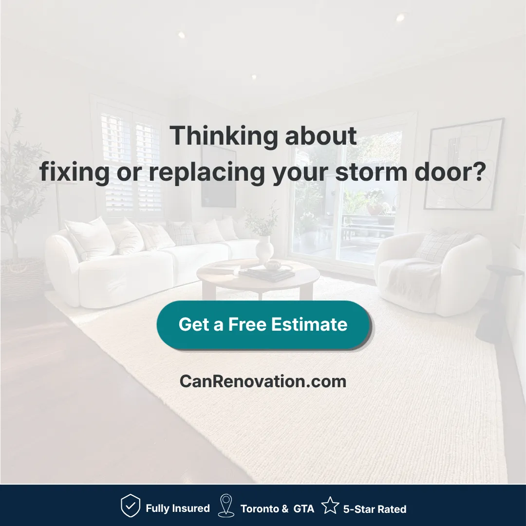 Storm Door Closer Installation – North York
